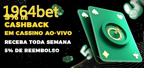 Promoções do cassino ao Vivo 1964bet